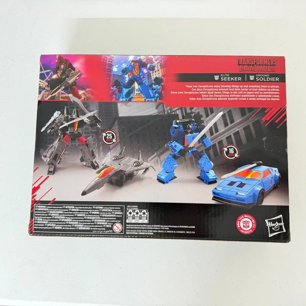 Transformers Devastation Studio Series Elite Seeker Ground Soldier 2-Pack NEW